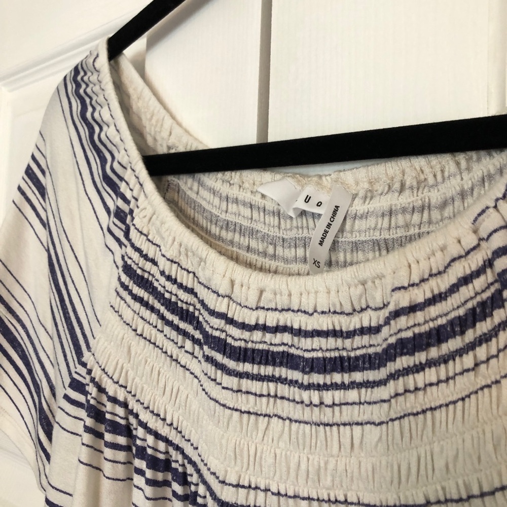 Wide neck top